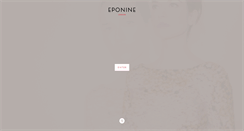 Desktop Screenshot of eponinelondon.com